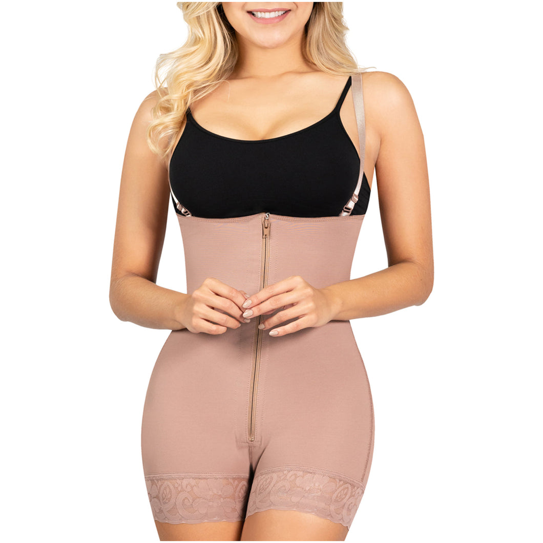 SONRYSE 095ZF | Colombian Butt Lifter Strapless Shapewear Bodysuit | Postpartum and Daily Use