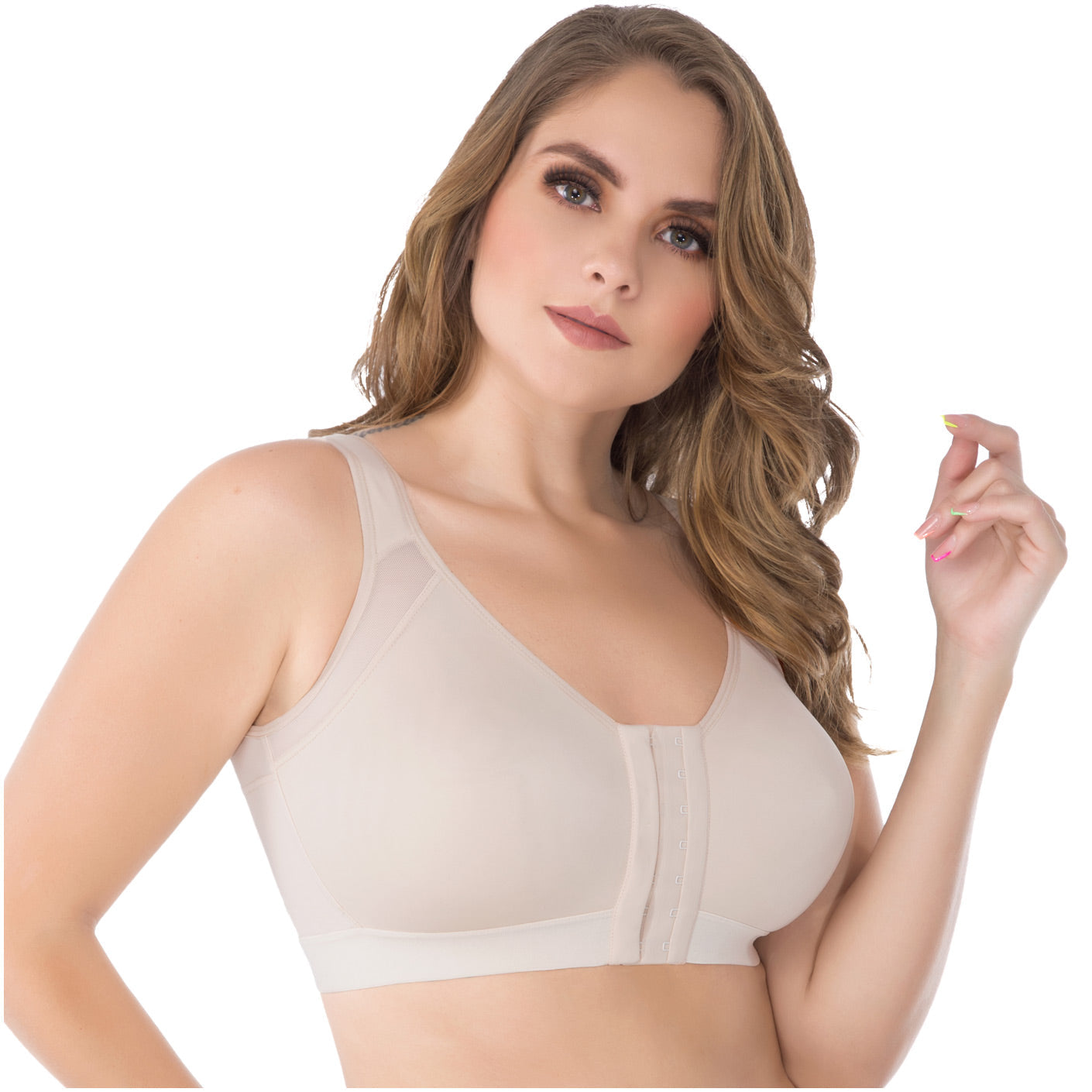 UPlady High Compression Extra Firm Full Cup Shape Push Up Bra Sz